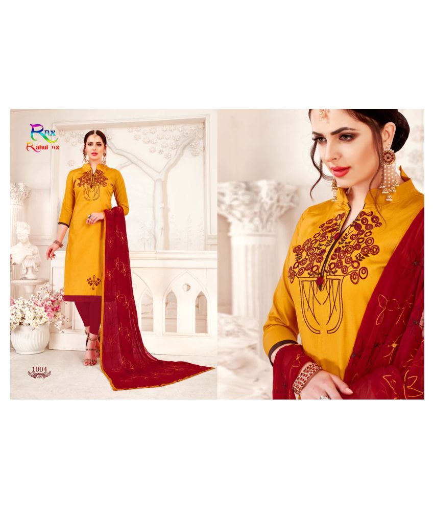 Shree Ganesh Retail Blue Cotton Dress Material - Buy Shree Ganesh Retail Blue Cotton Dress 