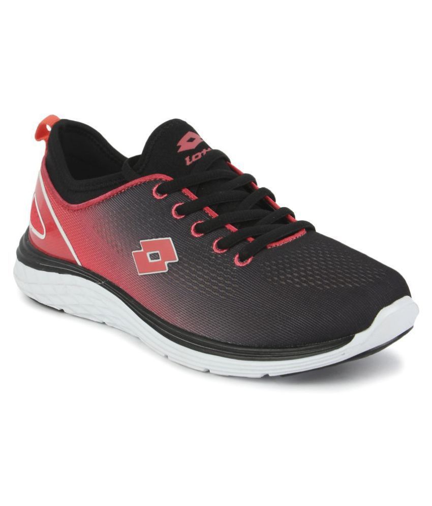 Lotto Black Walking Shoes Price in 