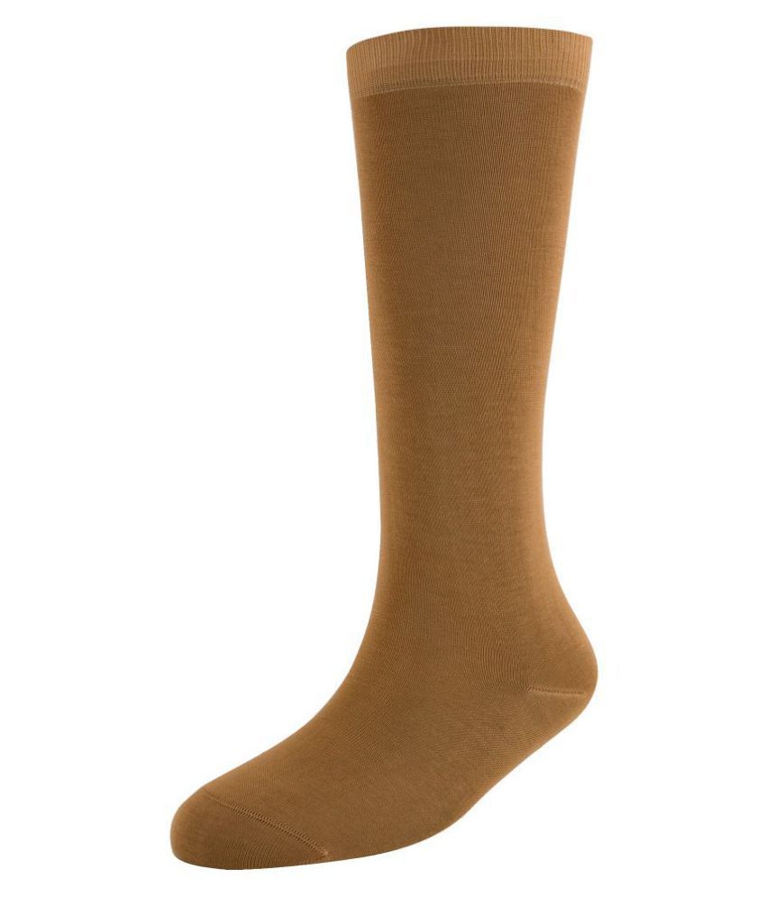 Cotstyle Women's Knee High Socks (890430430618_Beige): Buy Online at ...