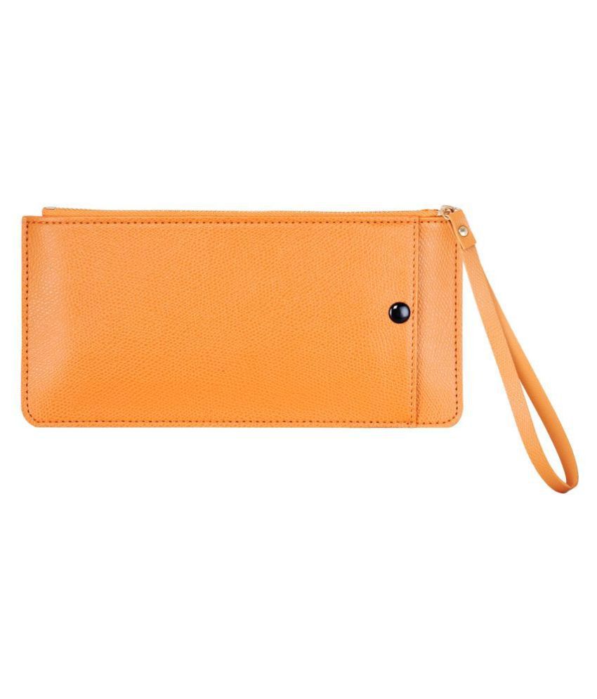     			Walrus Brown Faux Leather Handheld