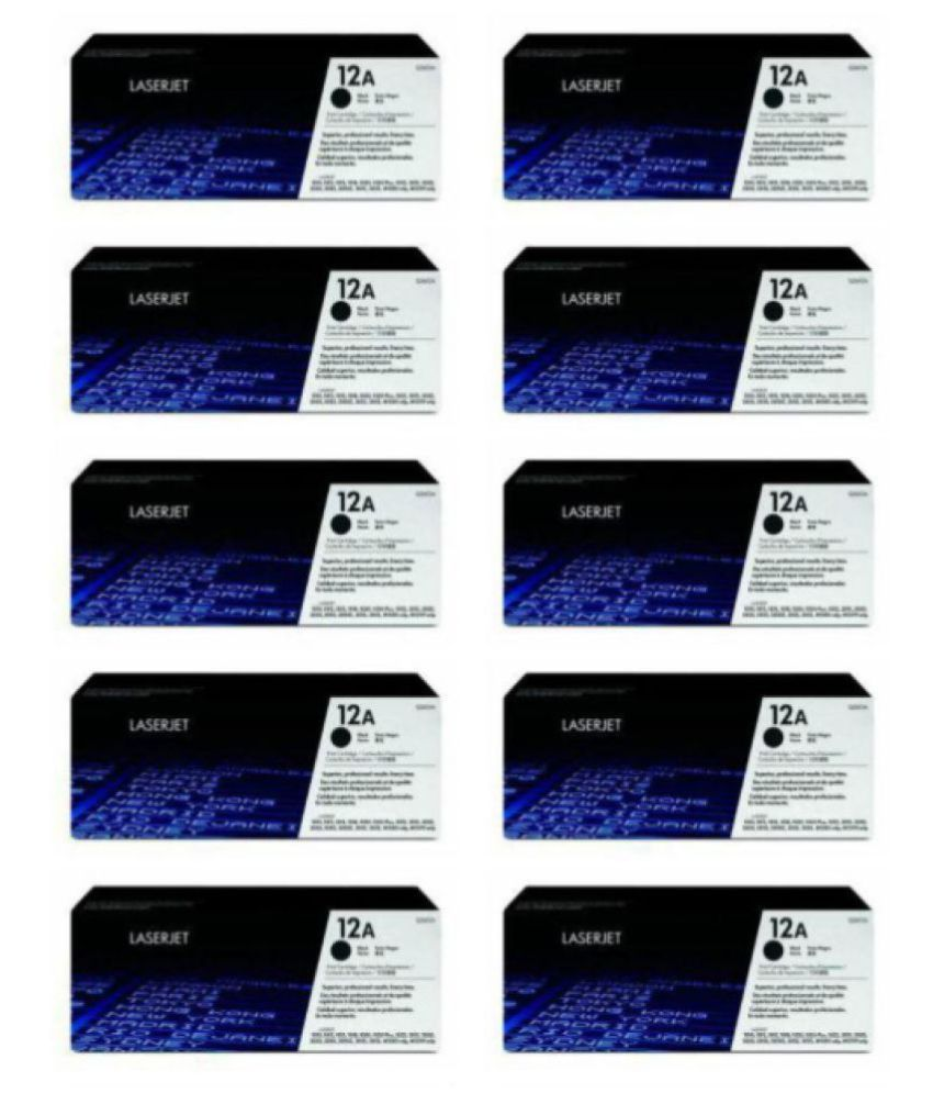 HB 12A Black Pack of 10 Toner for HP 12A Toner Cartridge 10Pcs - Buy HB 12A Black Pack of 10 