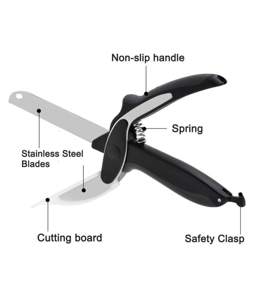 Stainless Steel Vegetables Smart Scissor Cutter Knife for Kitchen Buy