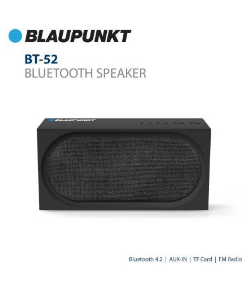 Blaupunkt BT52 Bluetooth Speaker Buy Blaupunkt BT52 Bluetooth