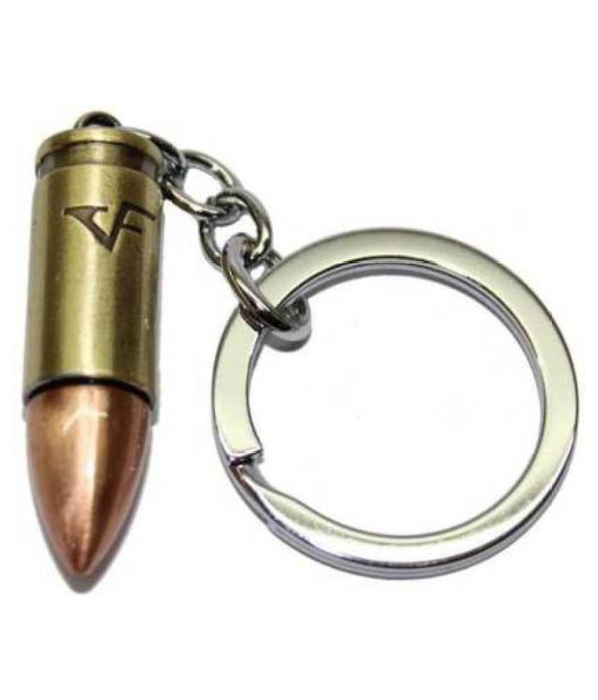     			ZYZTA Thick Metal Bullet Key Chain