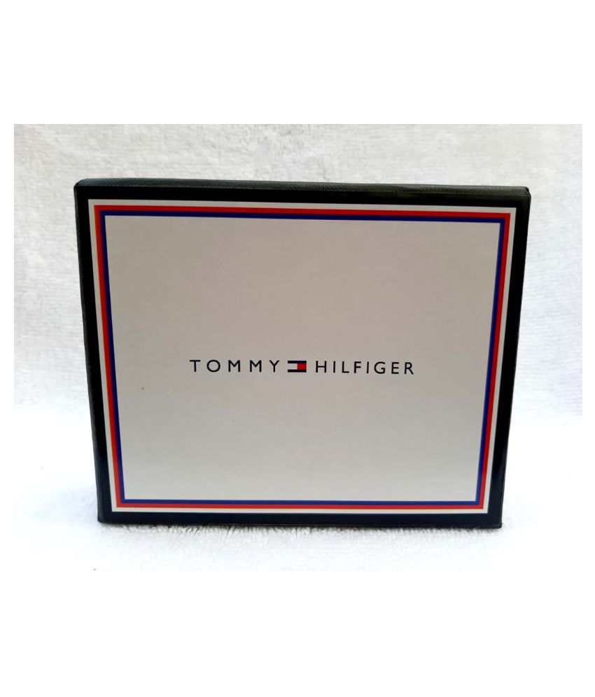 CASUAL MEN&#39;S BELT TOMMY HILFIGER Black Leather Casual Belt: Buy Online at Low Price in India ...