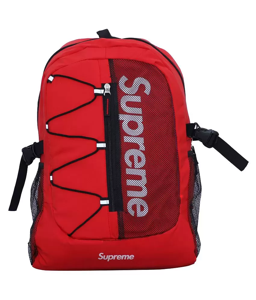 Bag SUPREME RED Backpack - Buy Bag SUPREME RED Backpack Online at Low Price  - Snapdeal