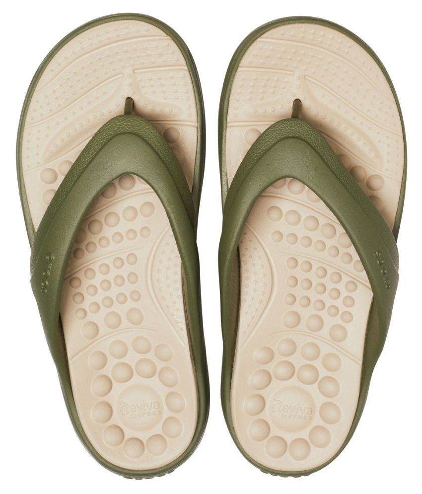 Crocs Relaxed Fit Green Thong Flip Flop Price In India Buy Crocs Relaxed Fit Green Thong Flip 0331