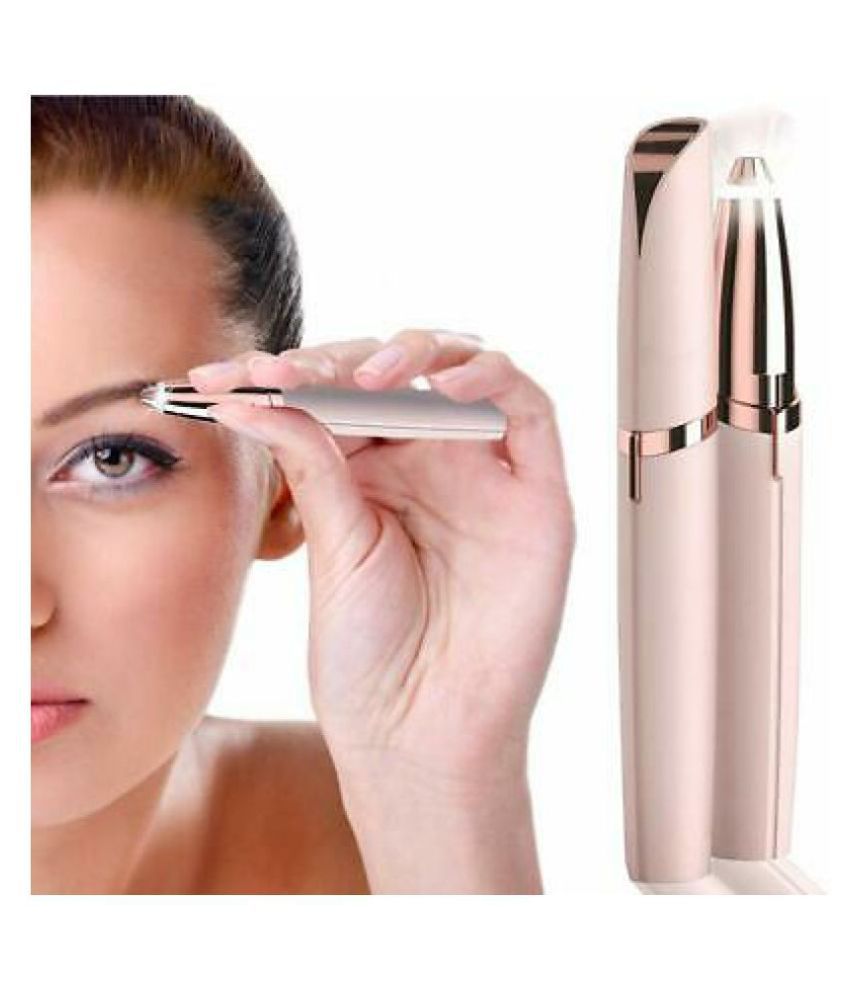 FLAWLESS HAIR REMOVER Eyebrow trimmer ( White-Golden ): Buy FLAWLESS HAIR  REMOVER Eyebrow trimmer ( White-Golden ) Online Low Price in India on  Snapdeal