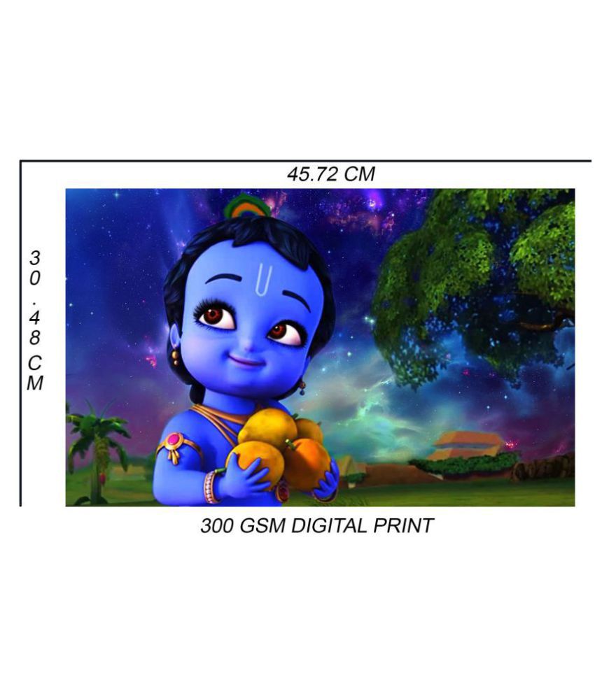 Yellow Alley Baal Krishna Animated Cartoon Poster Paper Wall Poster Without  Frame: Buy Yellow Alley Baal Krishna Animated Cartoon Poster Paper Wall  Poster Without Frame at Best Price in India on Snapdeal