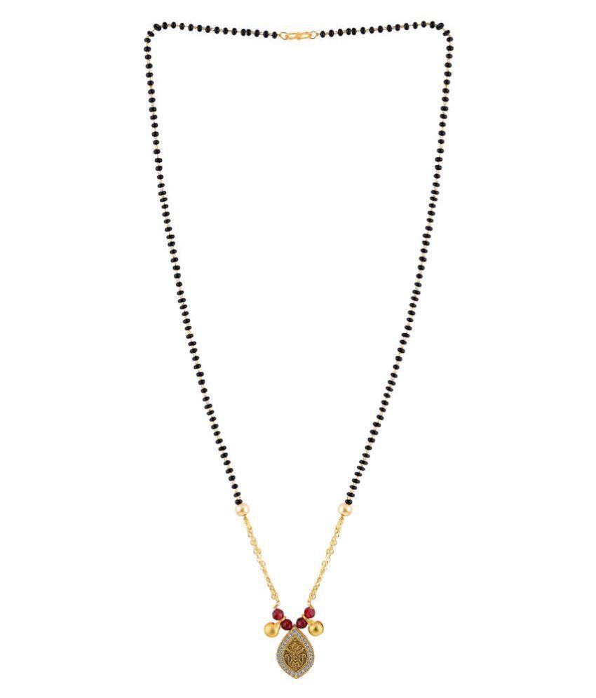     			SILVER SHINE Daily Wear Charm Delicated Pandent Mangalsutra For Women