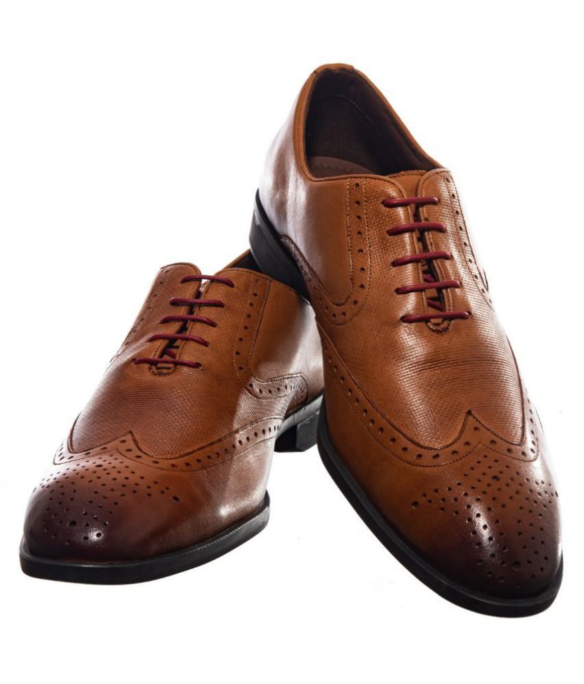 khadim brown formal shoes
