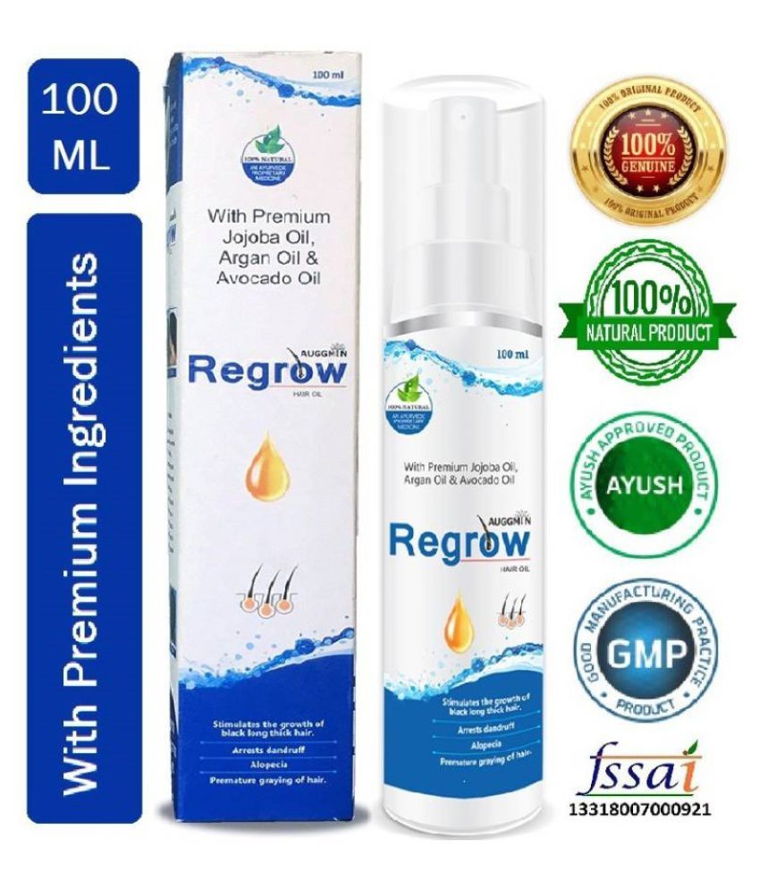 Auggmin Regrow Hair Growth Oil with Argan & Jojoba 100 mL Buy Auggmin