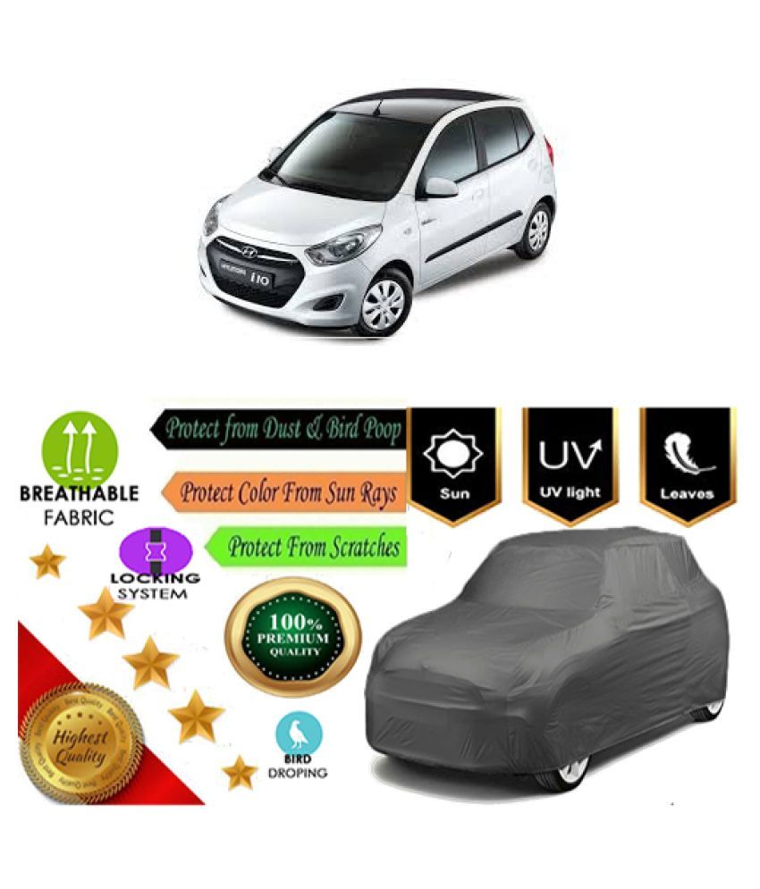 Motohunk Car Cover for Hyundai Grand i10 [20132015](15 Day Replacement Manufacturing Defect