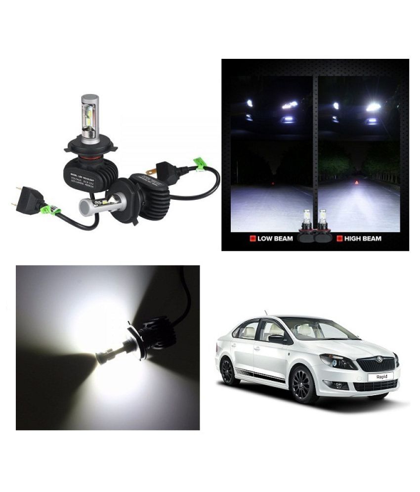 Trigcars Car Skoda Rapid LED Hid H4 CarStyling Lights Automotive Light