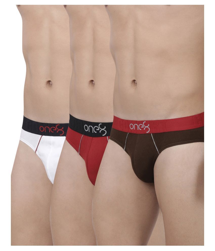     			One8 by Virat Kohli Multi Brief Pack of 3