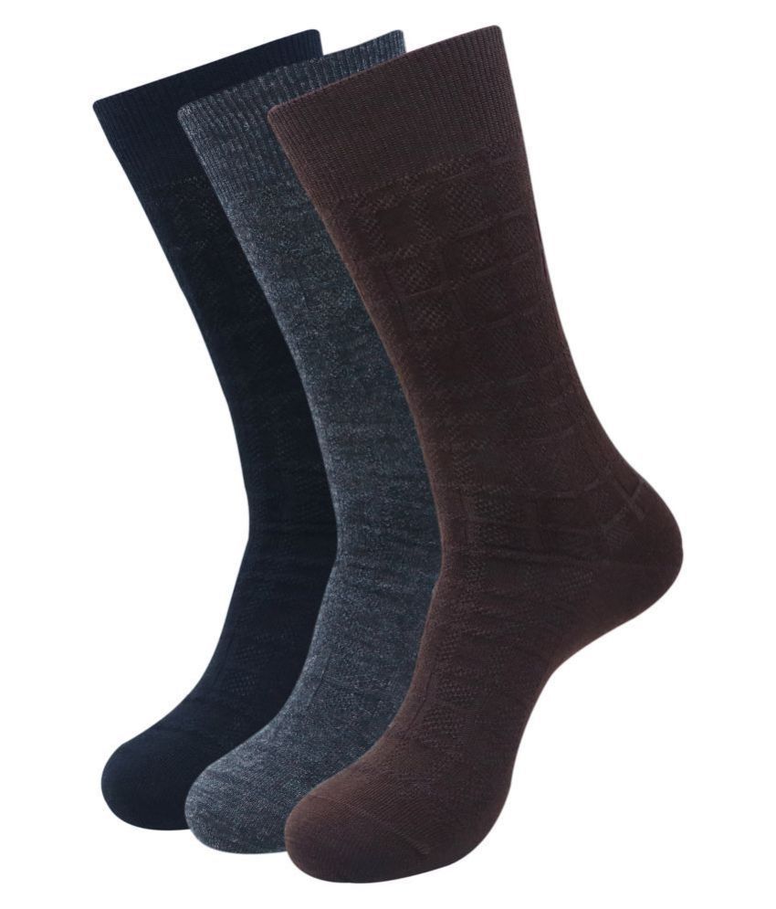     			Balenzia Woolen Mid Length Winter Socks Pack of 3