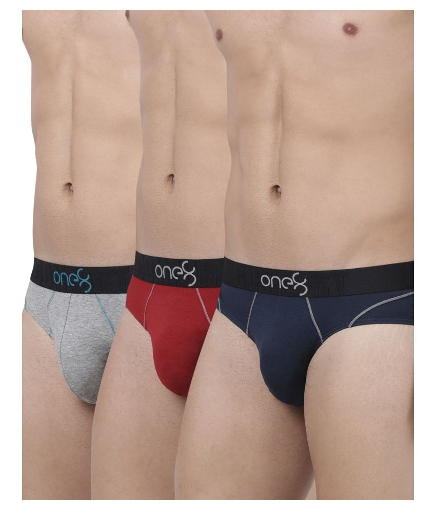     			One8 by Virat Kohli Multi Brief Pack of 3