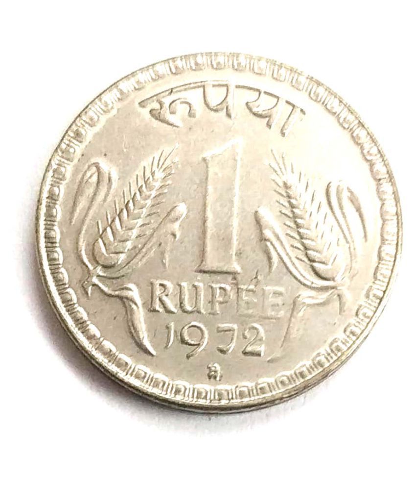Indian 1 Rupees Double Edge Coin, Non Magnetic, ( B Mark ...