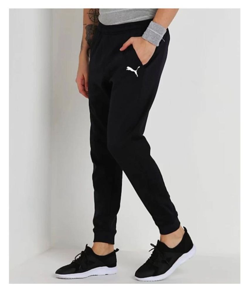 Puma Black Polyester Trackpants Pack of 