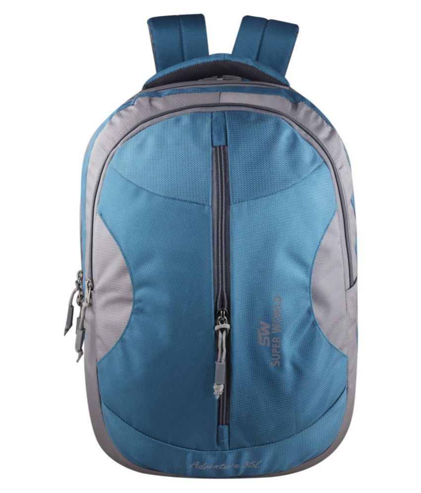 SW Super World Sky Blue Backpack - Buy SW Super World Sky Blue Backpack ...