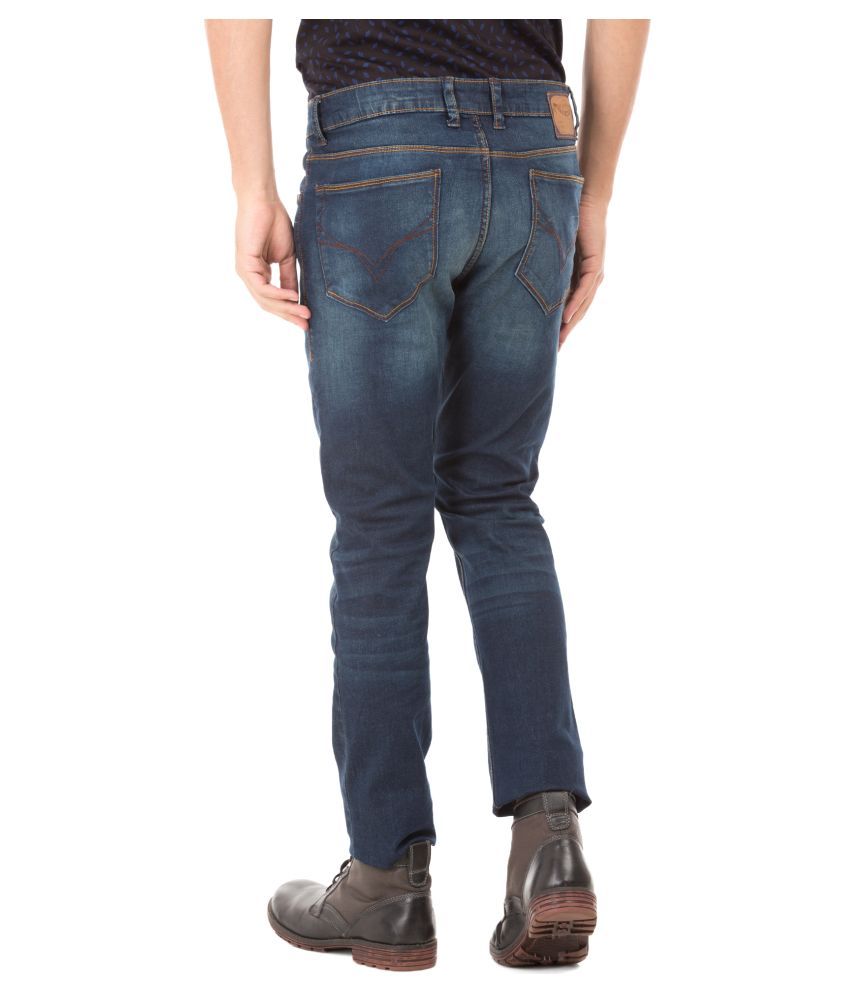 flying machine slim men blue jeans