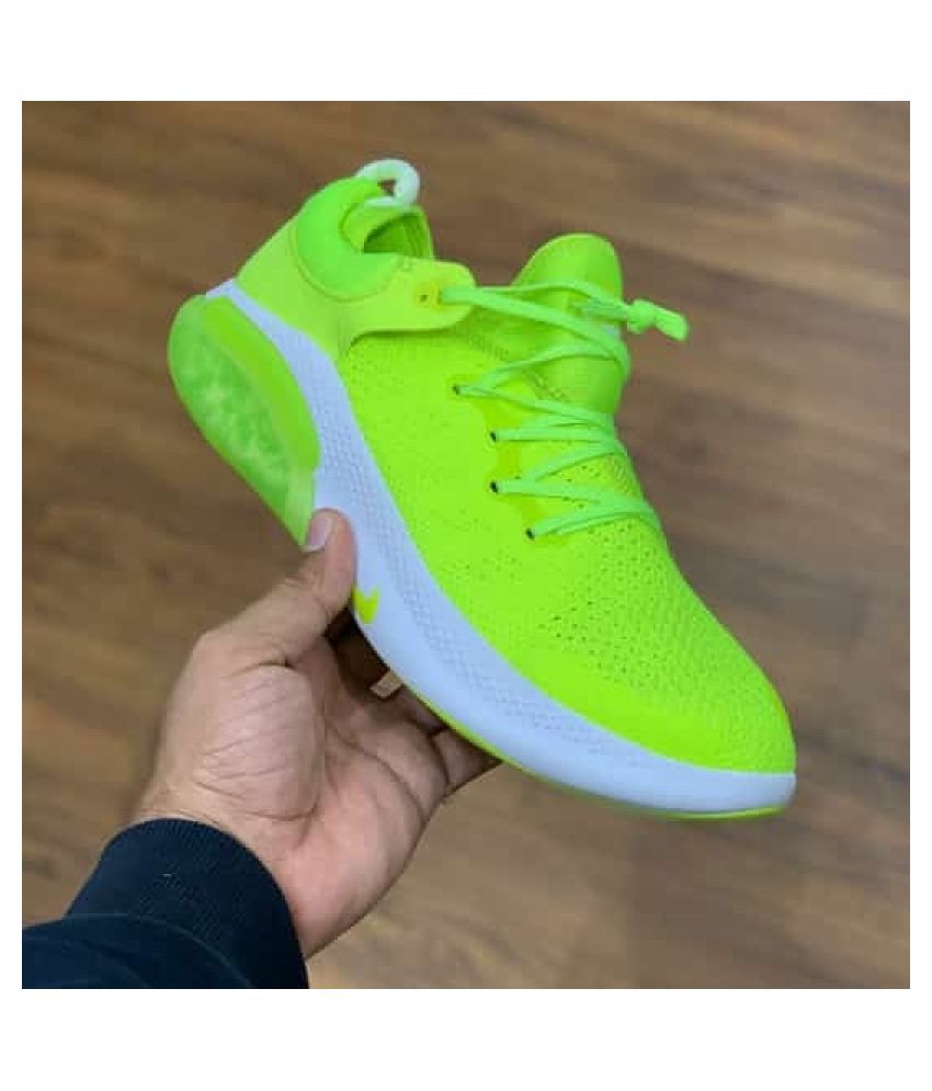 light green nike shoes