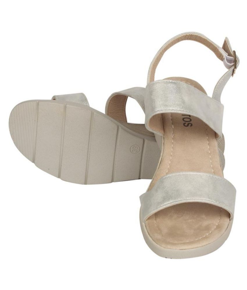 kohls silver flats