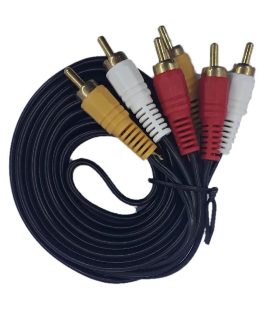 Swastik AUDIO VIDEO CABLE RCA Cables - 1.5
