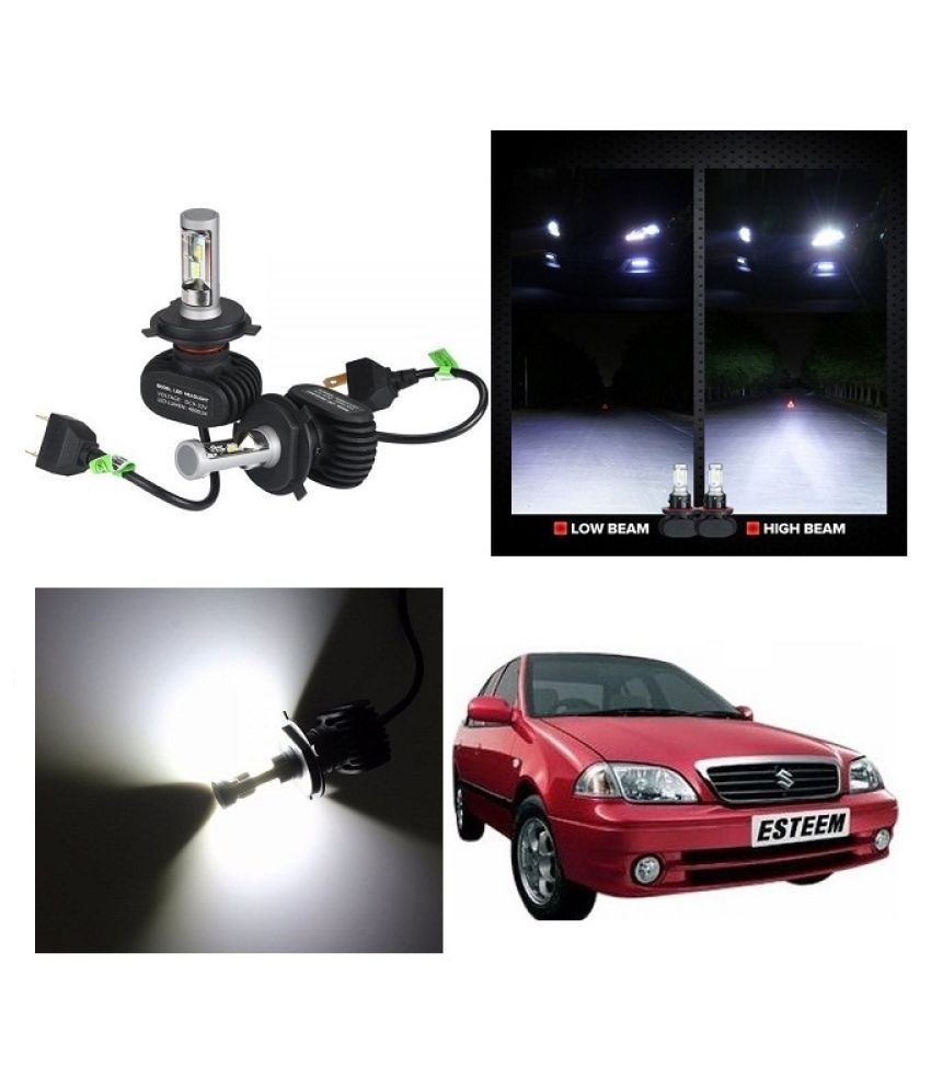 Trigcars Car Maruti Suzuki Esteem LED Hid H4 CarStyling Lights Automotive Light Bulbs 8000LM