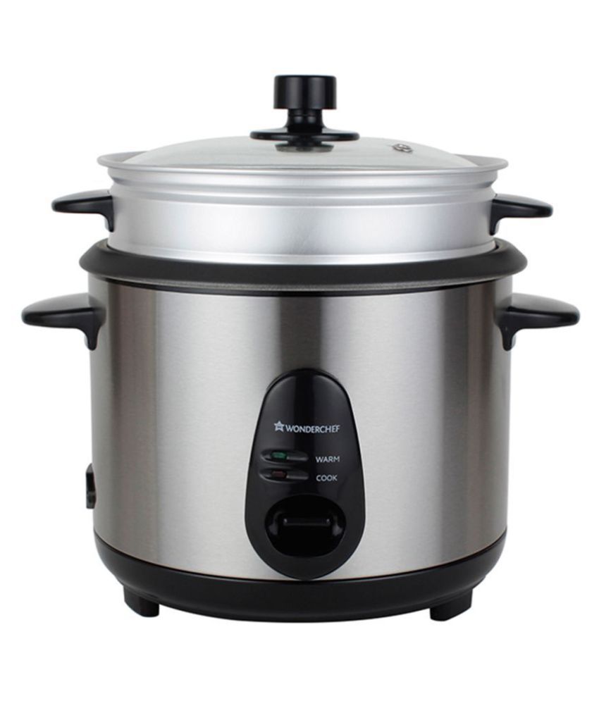 Wonderchef 1 L Stainless Steel InnerLid Pressure Cooker With Induction ...