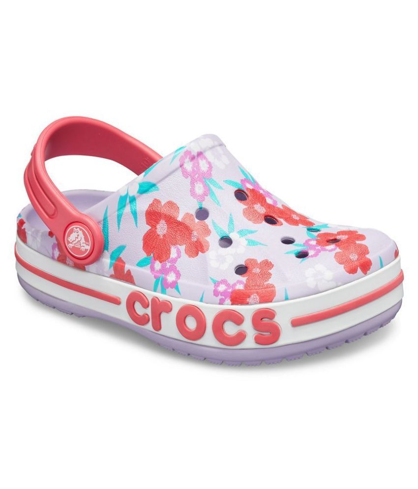 crocs bae clog purple