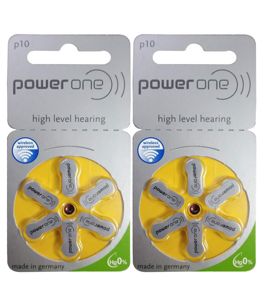 10 hearing aid batteries