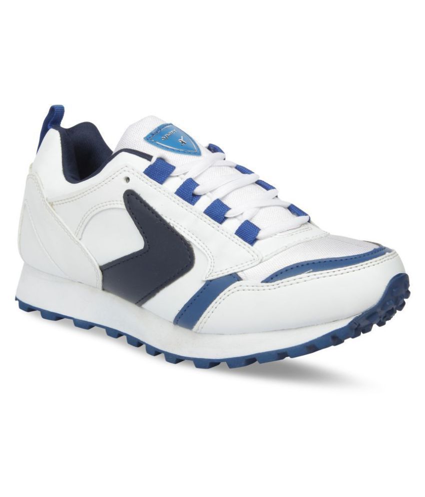 sparx white running shoes