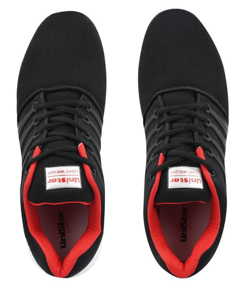 Unistar Hector 02black Red Black Running Shoes Buy Unistar Hector