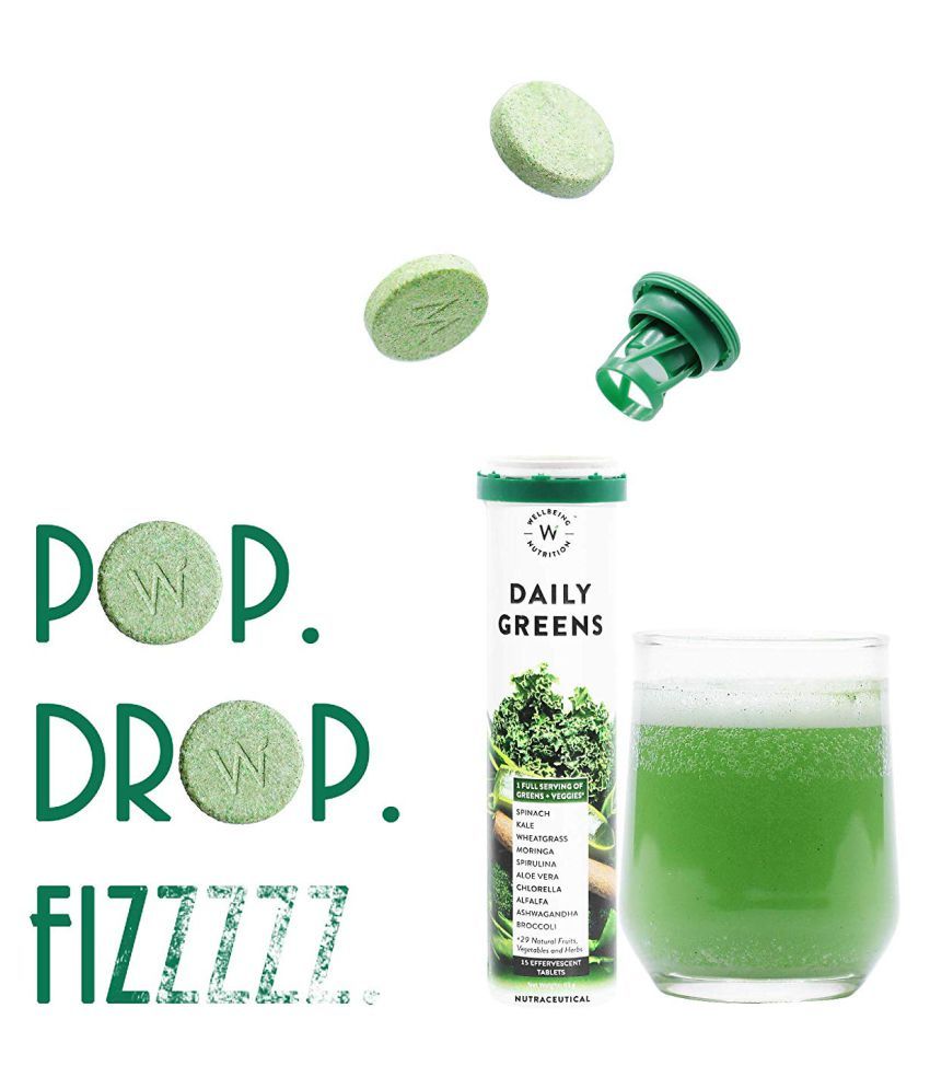 wellbeing nutrition Daily Greens, Organic Plant Superfood, Natural