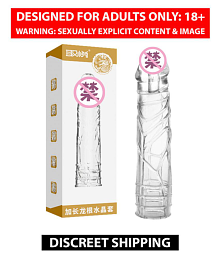 Crystal Clear Reusable Condom with Strong Grip