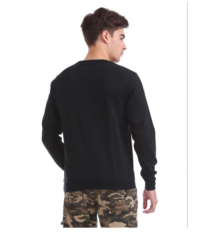 flying machine black sweatshirt