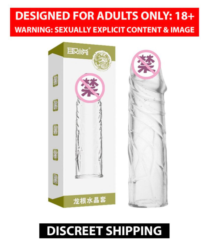 Soft Silicone Transparent Reusable Condom For Men