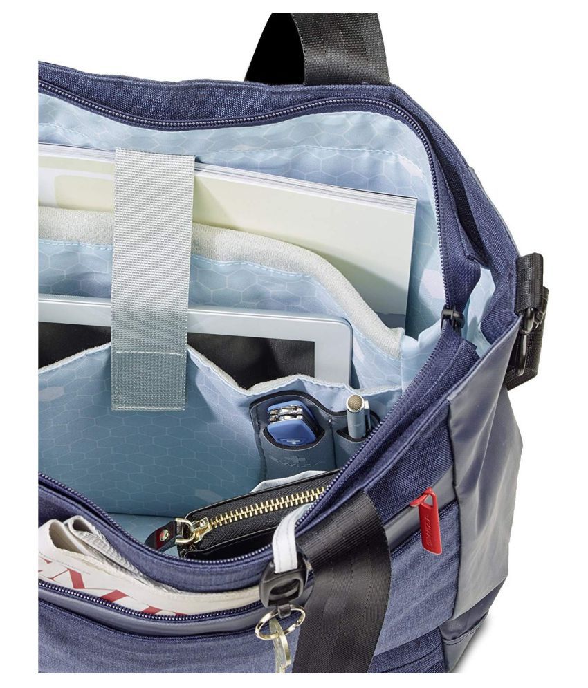 swiza Blue Polyster Tote Bag - Buy swiza Blue Polyster Tote Bag Online ...