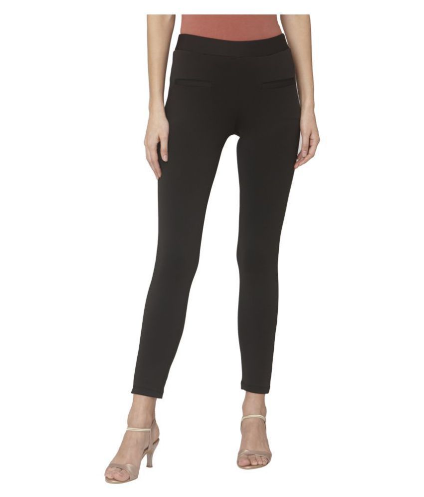     			Smarty Pants Cotton Lycra Jeggings - Black