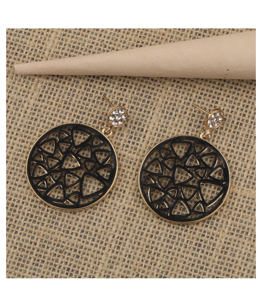     			SILVER SHINE Gold Plated Stylish Look  Earring For Women Girl