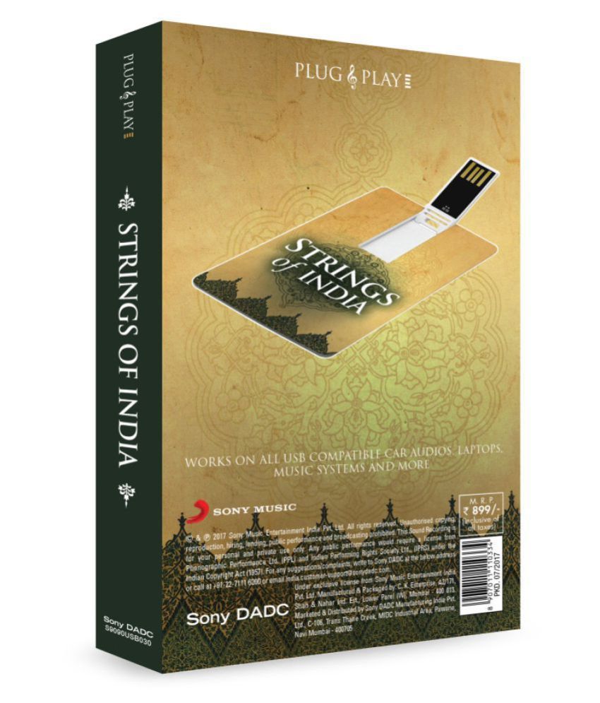 Music CardSTRINGS OF INDIA (320 kbps MP3 Audio) ( Music Card