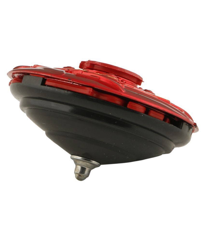 R L SONS Spin Top Set with Ripchord Launcher (Light and Musical Top