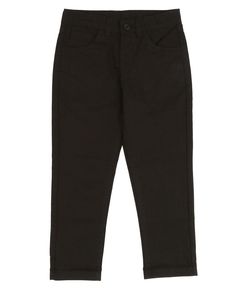 Buy online Boys Mid Rise Black Solid Trousers from boys for Women by Vmart  for 409 at 32 off  2023 Limeroadcom