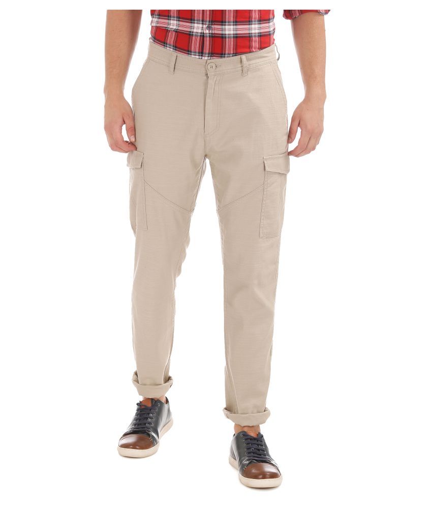 mens cargos beige