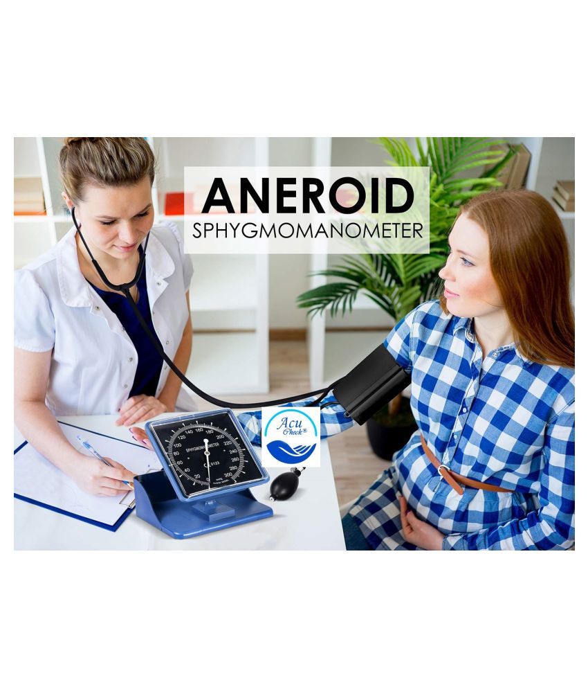 Acu Check Acu Bp 03 Aneroid Manual Blood Pressure Monitor Desktop