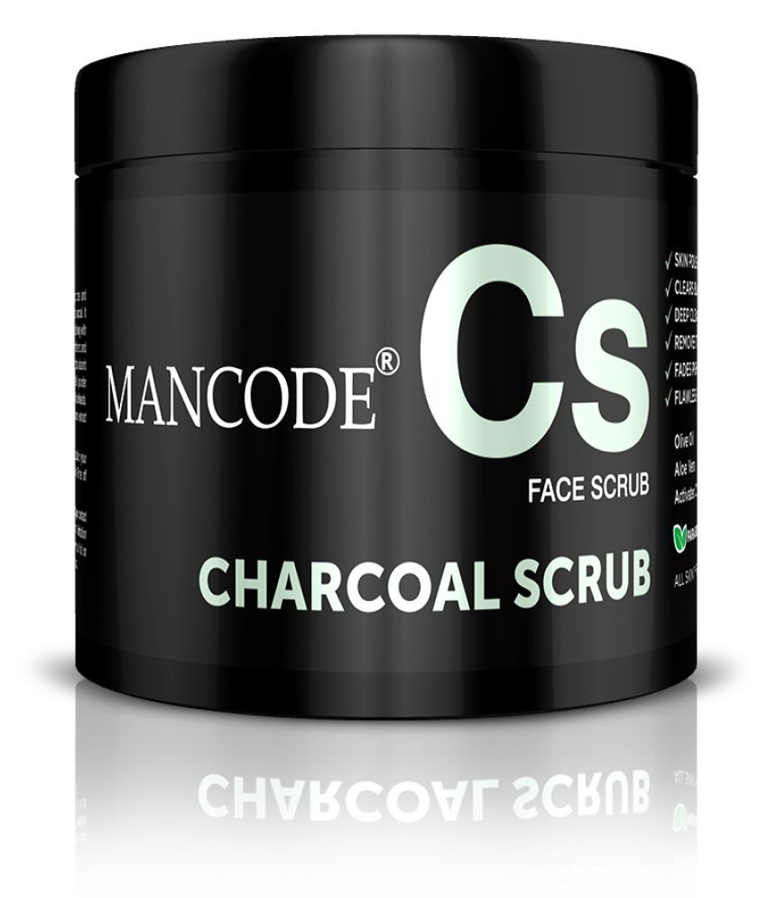 Mancode Charcoal Facial Scrub 100 g Buy Mancode Charcoal Facial Scrub