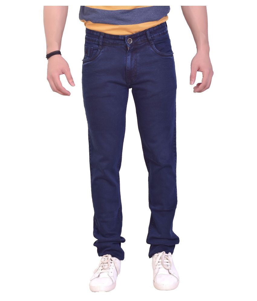     			Awack Blue Slim Jeans