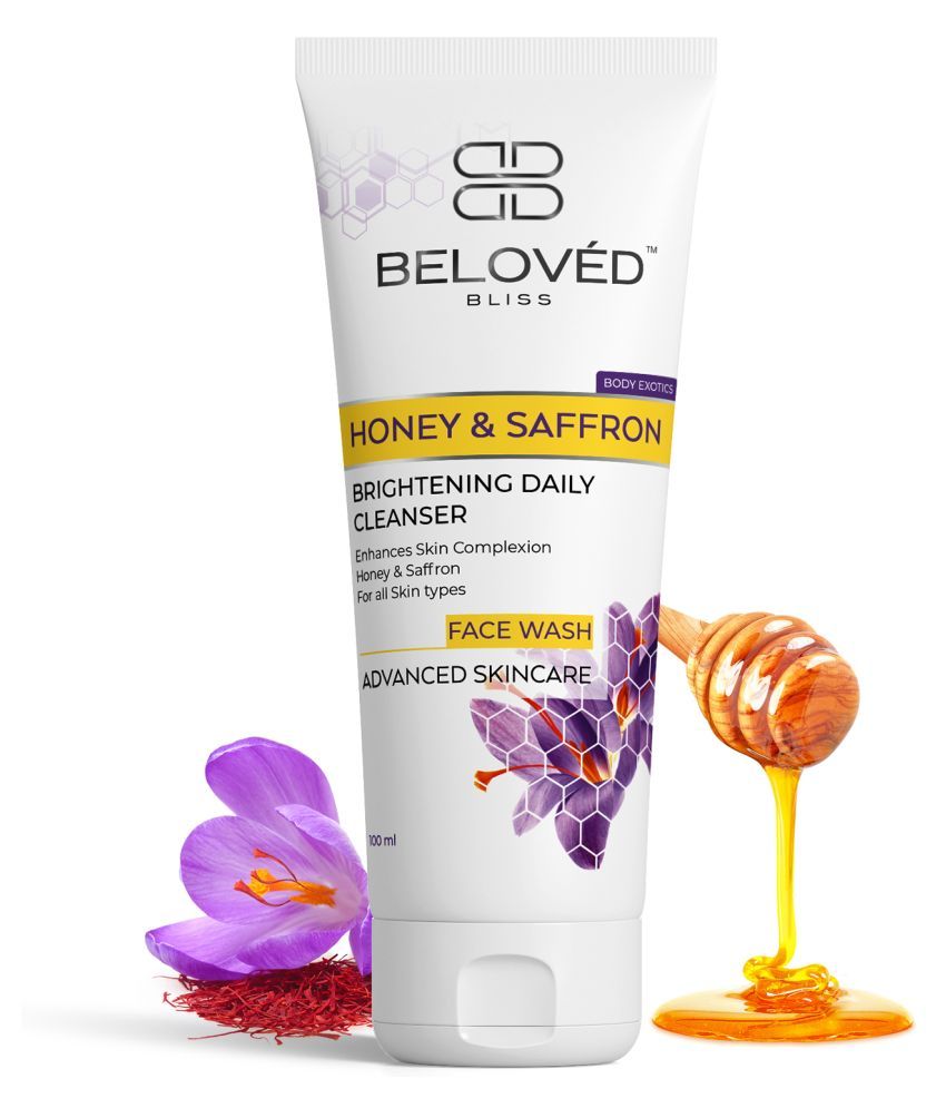 Beloved Bliss Skin Brightening Fairness Honey & Saffron Face Wash 100