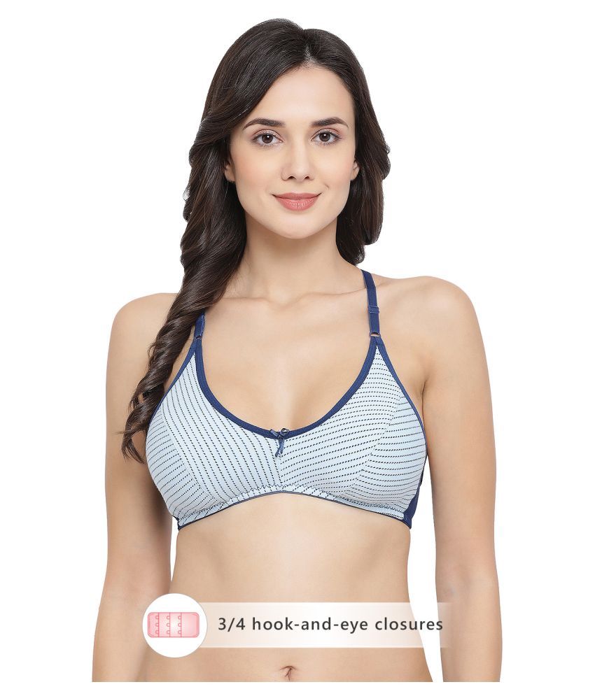     			Clovia Cotton Everyday Bra - Blue